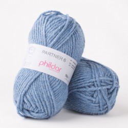PHILDAR Fil à tricoter PARTNER 6 Jeans Chiné