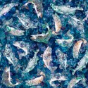 CEDAR RIDGE par Dan Morris 27657.W Batik Fishes
