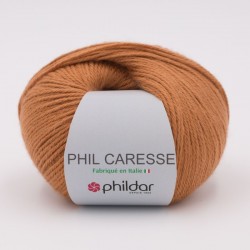 PHILDAR Fil à tricoter PHIL CARESSE Noisette