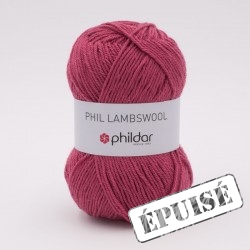 PHILDAR Fil à tricoter LAMBSWOOL Pétunia