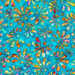 Tissus QT FABRICS - RADIANCE par Dan Morris 27097.B Stylized Floral