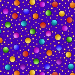 QT FABRICS - Tissu Patchwork ALPHA DOODLE par Debi Payne 27634.V Purple