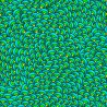 QT FABRICS - Tissu Patchwork ALPHA DOODLE par Debi Payne 27635.Q Turquoise