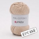 PHILDAR Fil à tricoter PHIL COTON 3 Dune
