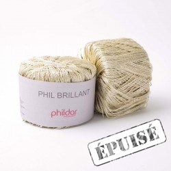 PHILDAR Fil à tricoter PHIL BRILLANT Or