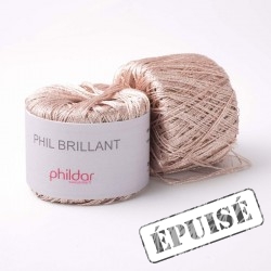 PHILDAR Fil à tricoter PHIL BRILLANT Rose