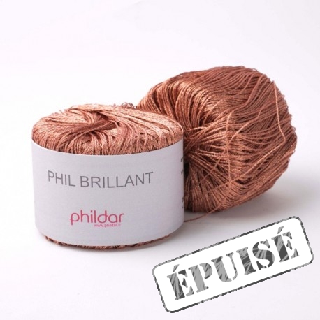 PHILDAR Fil à tricoter PHIL BRILLANT Cuivre