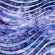 QT FABRICS - AQUATICA par Dan Morris 28126.V Waves Purple