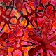QT FABRICS - TROPICALIA par Dan Morris 28189.R Pinwheel Floral Red