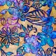 QT FABRICS - TROPICALIA par Dan Morris 28190.A Small Floral Blue