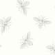 ANDOVER FABRICS - FRENCH BEES par Renee Nanneman 9084.LC1 White Wisp