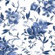 Tissu SILVER JUBILEE par Maywood Studio MASM2503.UW Medium Floral Metallic