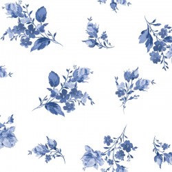 Tissu SILVER JUBILEE par Maywood Studio MASM2506.UW Spaced Floral Metallic
