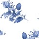 Tissu SILVER JUBILEE par Maywood Studio MASM2506.UW Spaced Floral Metallic