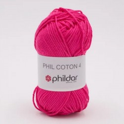 PHILDAR Fil à tricoter PHIL COTON 4 Oeillet