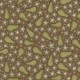 HENRY GLASS FABRICS - ON THE 12th DAY par Anni Downs 2490.38 Brown Pears