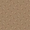 HENRY GLASS FABRICS - ON THE 12th DAY par Anni Downs 2492.38 Cocoa Starflower Sprigs