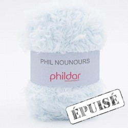 PHILDAR Fil à tricoter PHIL NOUNOURS Glacier