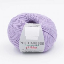 PHILDAR Fil à tricoter PHIL CARESSE Lavande