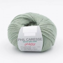 PHILDAR Fil à tricoter PHIL CARESSE Tilleul