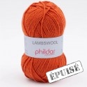 PHILDAR Fil à tricoter LAMBSWOOL Potiron