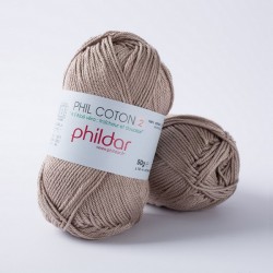 PHILDAR Fil à tricoter PHIL COTON 2 Chanvre