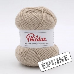 PHILDAR Fil à tricoter PARTNER 3,5 Sable