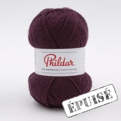 PHILDAR Fil à tricoter PARTNER 3,5 Prune