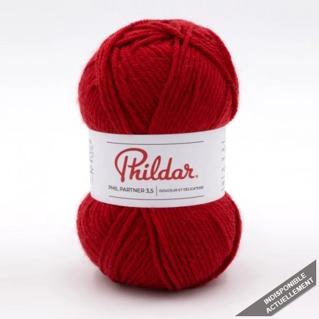 PHILDAR Fil à tricoter PARTNER 3,5 Pavot