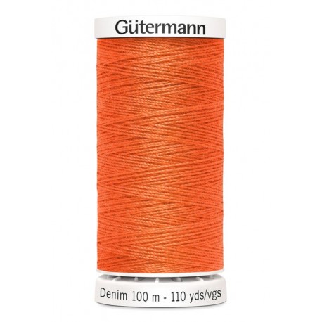 Fil Spécial Jeans GÜTERMANN DENIM 100m 1770 Orange