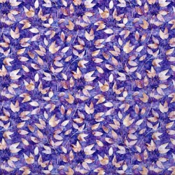 PERIWINKLE par Dan Morris 28633.V Leaf Toss Violet