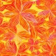 AMBIANCE par Dan Morris 28610.O Zebra Floral Orange