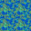 AMBIANCE par Dan Morris 28610.Q Zebra Floral Blue