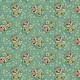 OAK ALLEY par Di Ford-Hall 9929.T Floral Sprigs Turquoise