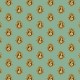OAK ALLEY par Di Ford-Hall 9931.T Paisley Flowers Isle Teal