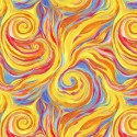 IMPRESSIONS par Melissa Marie Collins 53016D.6 Swirl Sensation Yellow
