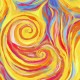 IMPRESSIONS par Melissa Marie Collins 53016D.6 Swirl Sensation Yellow