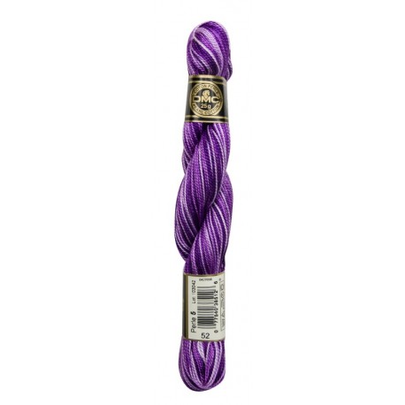 Coton Perlé 5 N° 52 Parfums de violettes ombrés (112m)