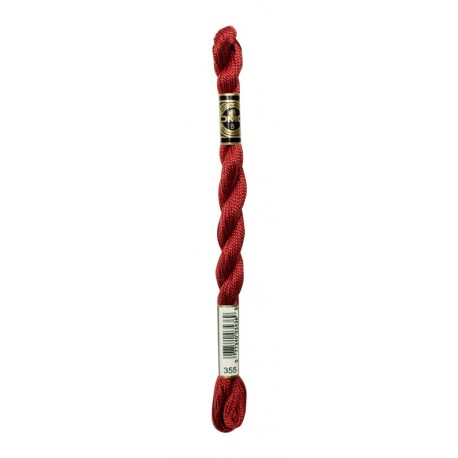 Coton Perlé 5 N° 355 Brun rouge (25m)