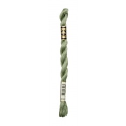 Coton Perlé 5 N° 3053 Vert tweed (25m)