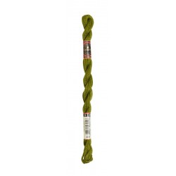 Coton Perlé 5 N° 469 Vert mousse dorée (15m)