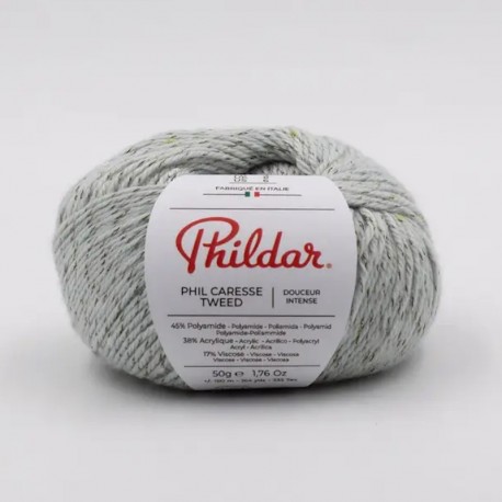 PHILDAR Fil à tricoter PHIL CARESSE TWEED Jade