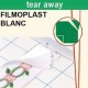Stabilisateur Filmoplast Blanc 50cm x 5m